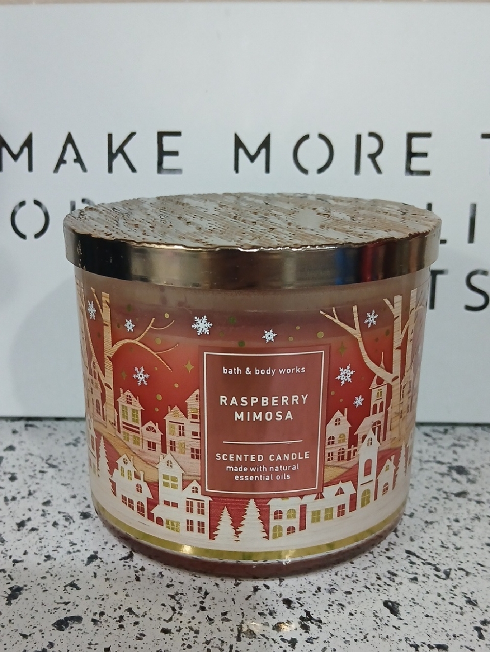 Bath & Body Works Raspberry Mimosa Scented Candle
